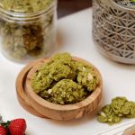 green tea cookies Quelita – kue kering matcha dengan aroma teh hijau Jepang halal